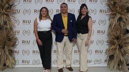 Mónica Treviño, gerente de ventas Zona Norte de RIU; Juventino Ramos, director de contratación y ventas México; Carolina Romero, gerente de contratación y ventas México.