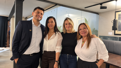 Equipo Decameron: Mauricio García, director comercial para Sudamérica; Eliana Daza; gerente comercial de la zona centro; Laura Varón, jefe de Mercadeo de Colombia; y Liliana Buitrago, ejecutiva de cuenta de Aviatur.