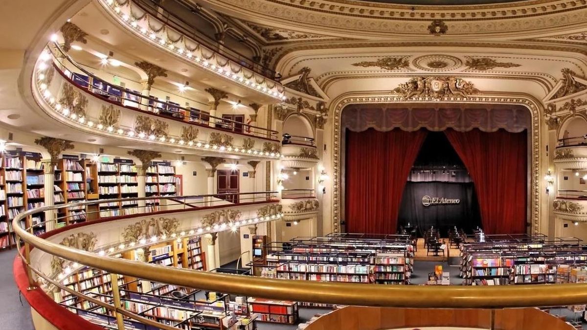 Libreria El Ateneo, un imperdible de Buenos Aires.