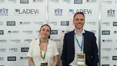 Marcela Álvarez, Customer Sucess Specialist; junto a Martín Tempone, gerente general regional de DCS Plus.