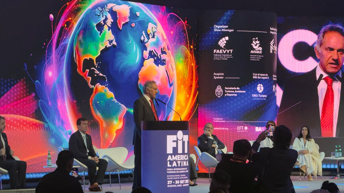 Feria Internacional de Turismo de America Latina: Daniel Scioli habló en la apertura.