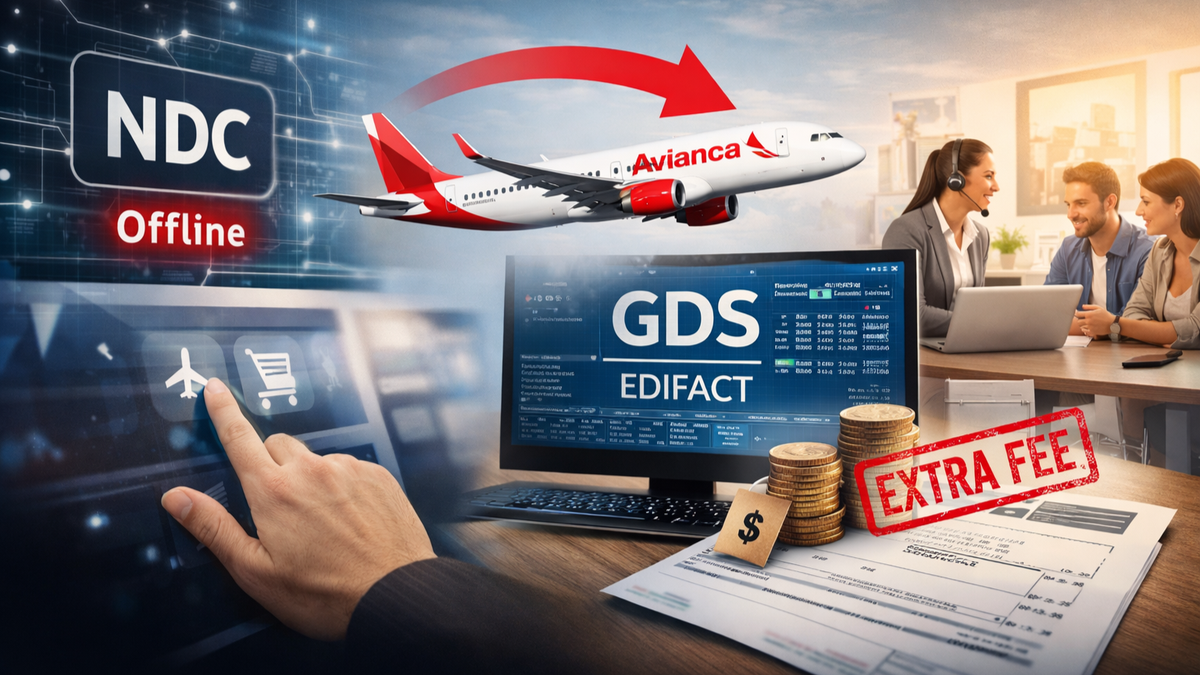 Avianca confirma que solo habrá portal B2B o GDS para vender su contenido, sin integraciones de terceros.  
