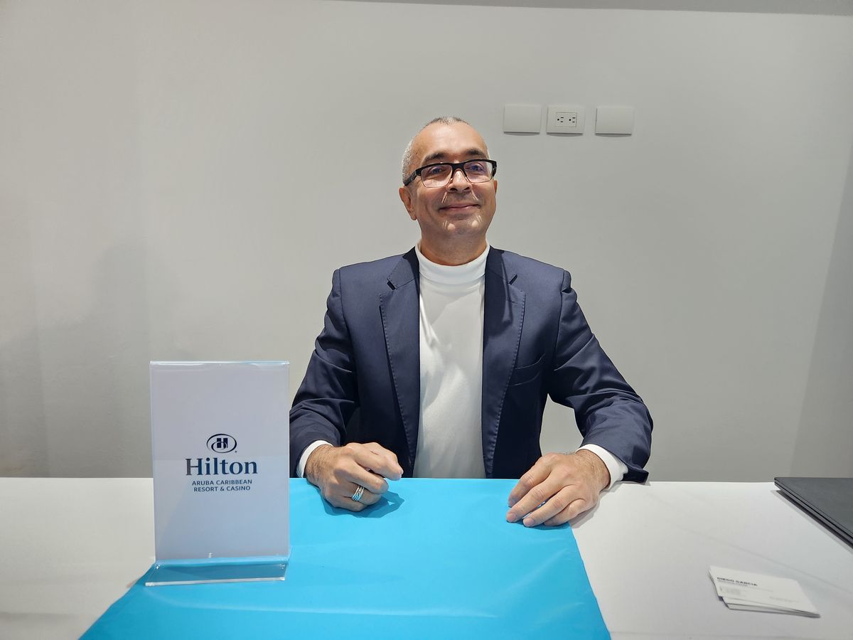Diego Garcia, senior sales manager Hilton Aruba Caribbean Resort & Casino.