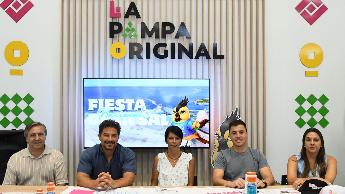 Las autoridades de La Pampa durante la presentación del evento.