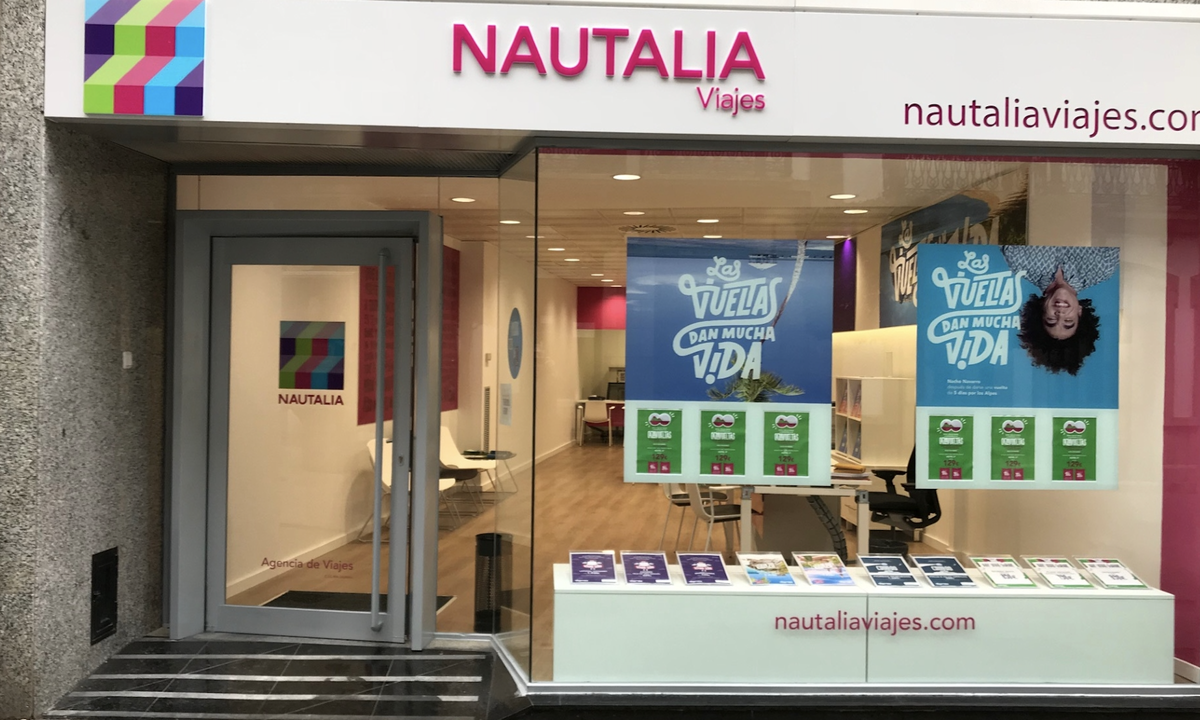 Una de las agencias de viajes de la red de Nautalia.