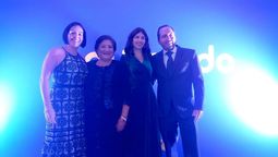 Andrea Jaramillo, gerente comercial de Polimundo; Lucía de Padula, presidenta; Ana María Miranda, responsable de marketing digital; y Diego Padula, gerente general.&nbsp;