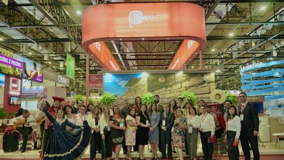 Stand de Perú en WTM Latin America 2023.