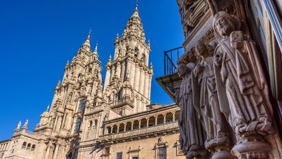Catedral de Santiago de Compostela, uno de los destinos favoritos de los españoles este verano.