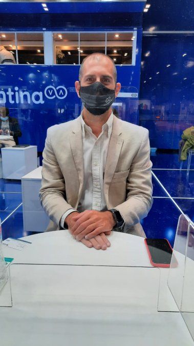 Sebastián Schiaffino, presente en Fitur.