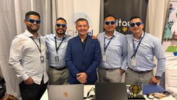 Equipo de Citadel Mayorista de Turismo, liderado por su presidente Giovanny Pinargote (centro).&nbsp;