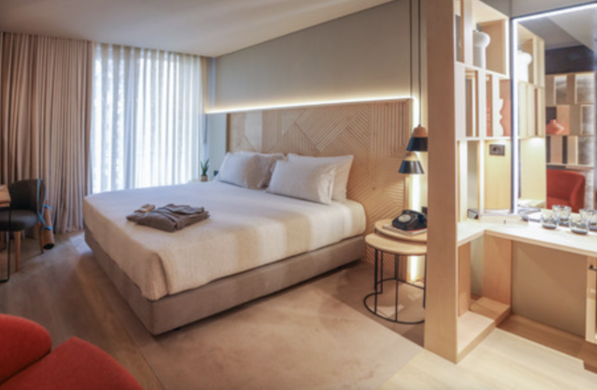 Habitación del hotel INNSiDE en Braga (by Meliá Hotels International).