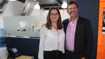 Paola Castaño, gerente de Ventas para Colombia y Andrés Rincón Salgado, director general de CIC Travel.