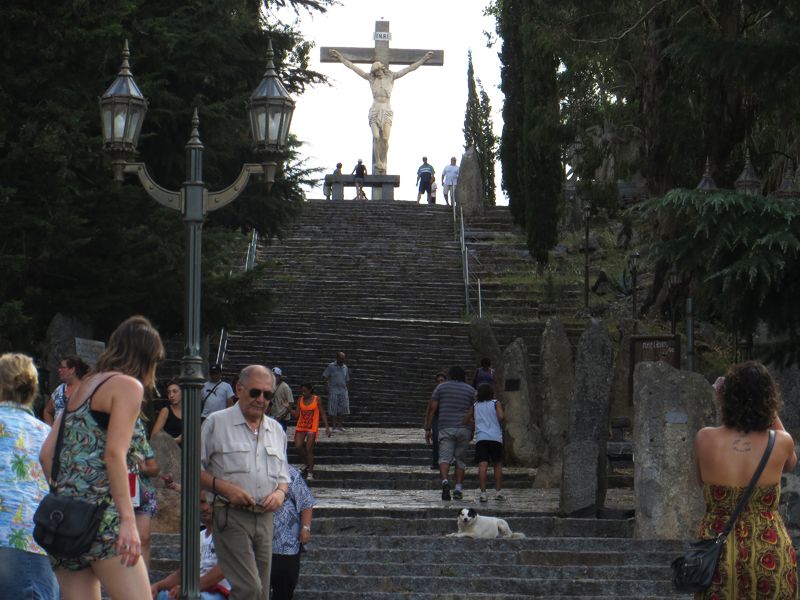 El monte Calvario, en Tandil, es uno de los destinos más tradicionales de turismo religioso.