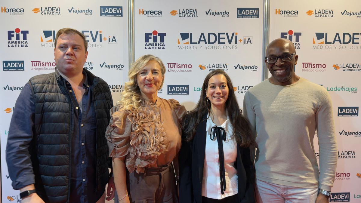 Tour Partner Group: Eduardo Fernández, director de Desarrollo de Negocios para América Latina ; Cristina Tomasini, Department manager para América Latina; Mercedes Anania, ejecutiva de Ventas y Operaciones; y Paul Hastings-Gayle, Chief Revenue Officer. Tour Partner Group: Eduardo Fernández, director de Desarrollo de Negocios para América Latina ; Cristina Tomasini, Department manager para América Latina; Mercedes Anania, ejecutiva de Ventas y Operaciones; y Paul Hastings-Gayle, Chief Revenue Officer.