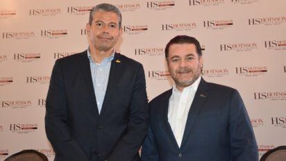 Leopoldo Soto Montes, director de operaciones de Capitali, Grupo Hotelero, y Fernando Olivera.