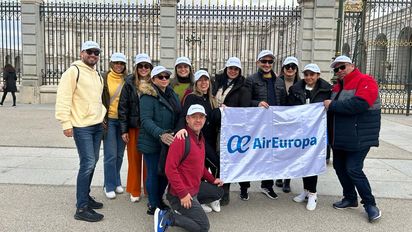 Colaéreo y Air Europa realizaron el primer fam trip luego de pandemia.