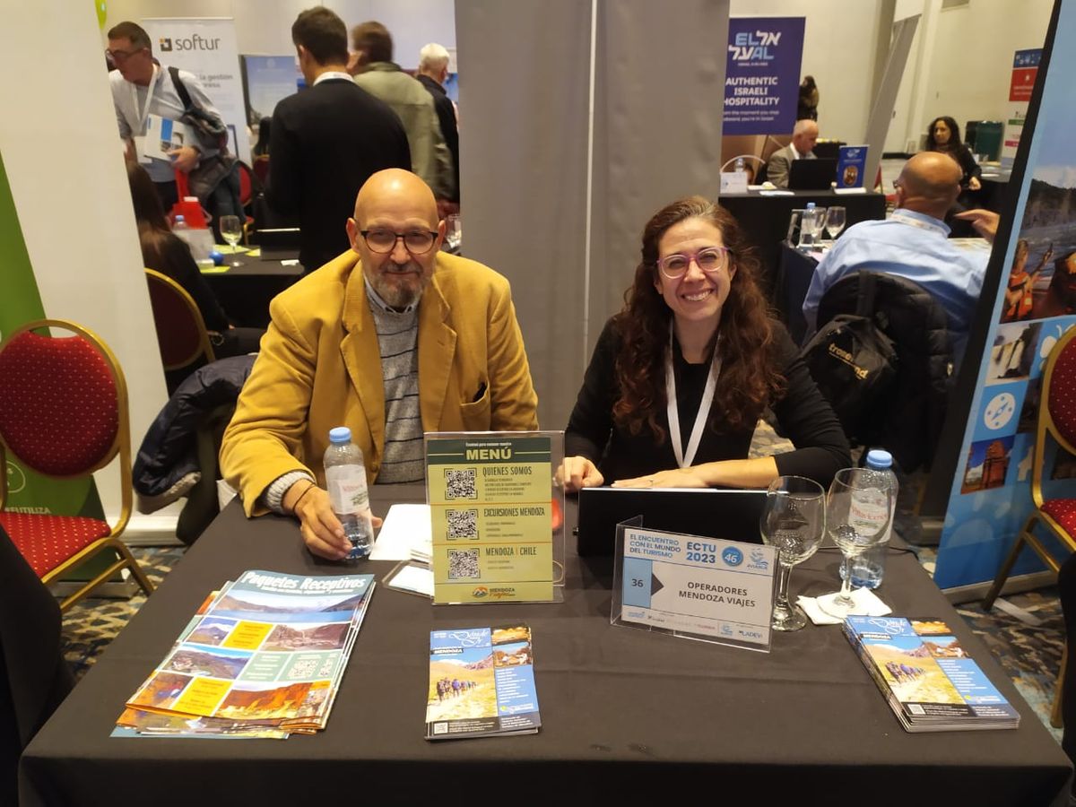 Operadores Mendoza Viajes presente en ECTU 2023.