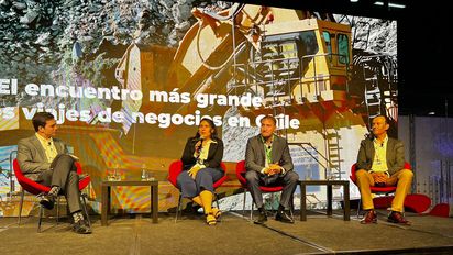 Francisco Letelier, Gerente Corporativo Digital en GRUPO SECURITY; Elisa Zavala,&nbsp;Strategic Alliances Manager DELTA AIRLINES Eric Ryhr, Solution Consultant AMADEUS; Javier Valenzuela, Subgerente de Productos BANCO SECURITY.