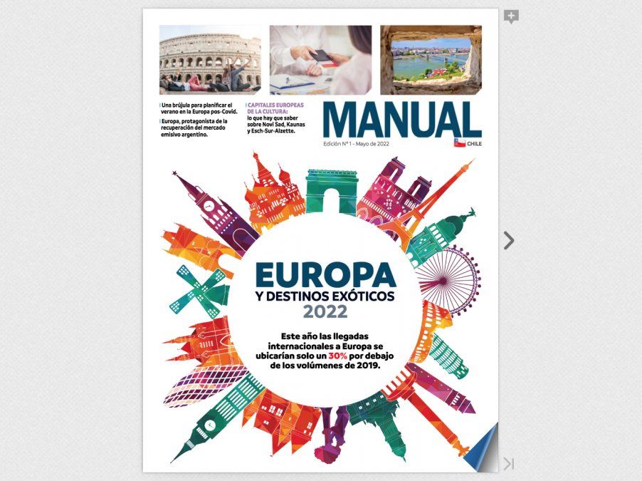 El Manual Europa y destinos exóticos 2022 incluye información sobre la situación del mercado emisivo local