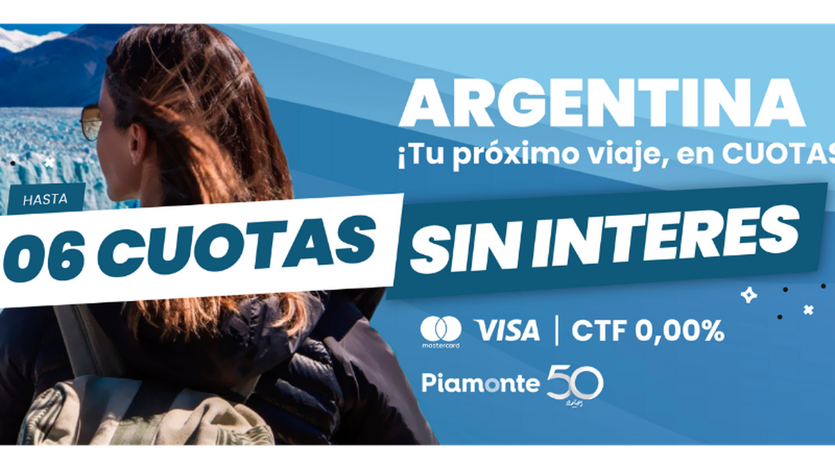 Piamonte: acción con beneficios para los pasajeros y las agencias.