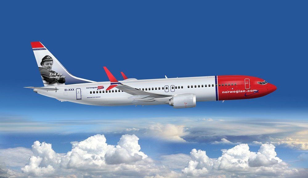 Avión de Norwegian.