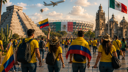México será el primer gran destino de los hinchas colombianos durante el Mundial 2026.