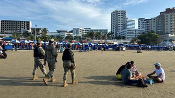 Incremento de militares en las playas, para combatir inseguridad. Incremento de militares en las playas, para combatir inseguridad.