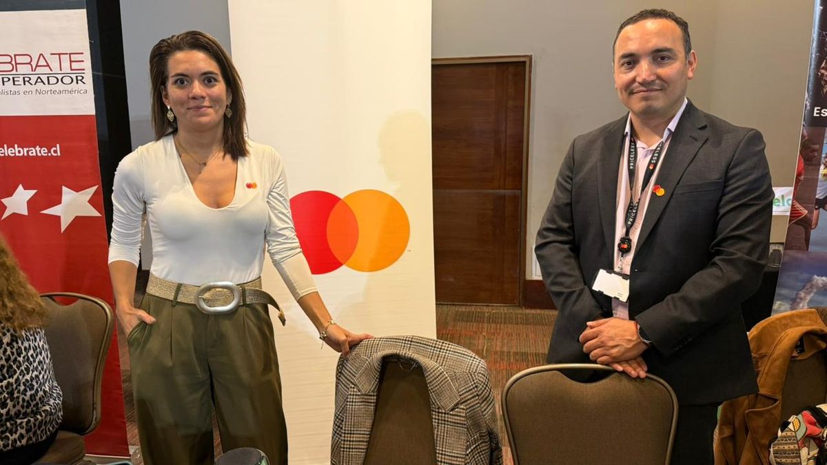 Paula Sobral y Patricio Gutierrez de Mastercard en la primera versión del Ladevi Workshop de 2026.