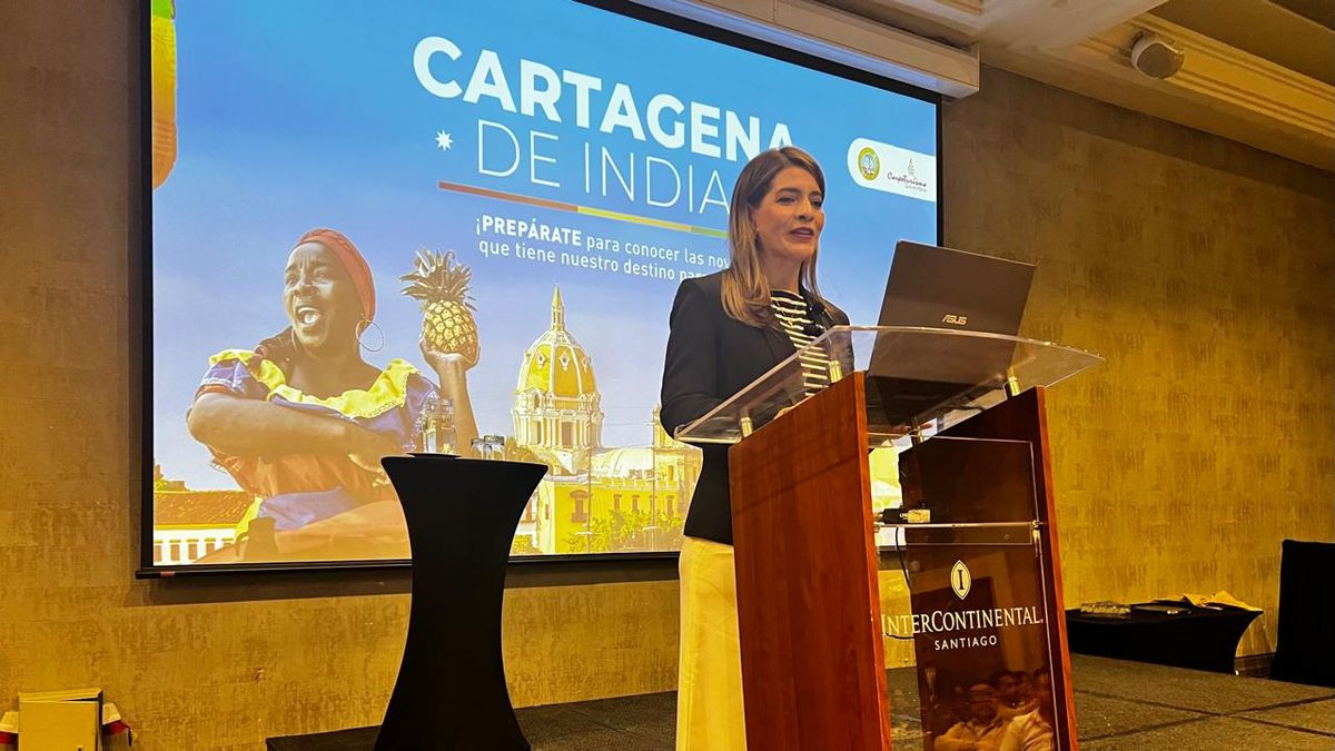 Lina María Rojas, directora de promoción y mercadeo de la Corporación Cartagena de Indias. Lina María Rojas, directora de promoción y mercadeo de la Corporación Cartagena de Indias.