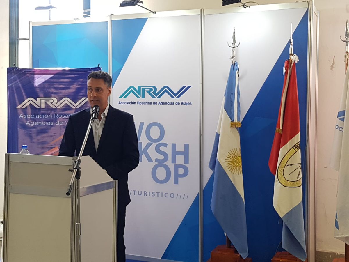 Workshop de ARAV: Claudio Manibesa encabezó el acto de apertura del encuentro rosarino.