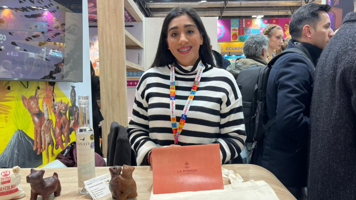Lorena Gallo López, gerente general de La Posada Hotel Boutique, resaltó los atractivos del hotel en Fitur.