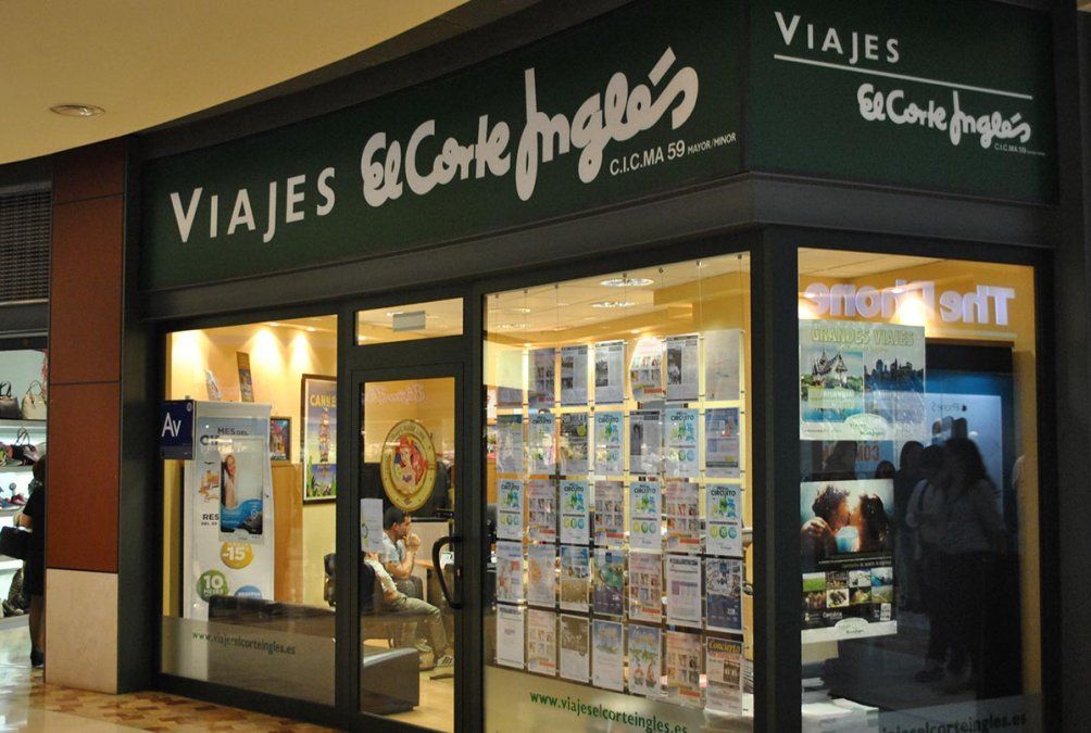 Una de las oficinas de Viajes El Corte Inglés.