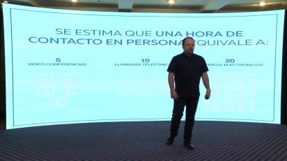 Francisco Cachafeiro, presidente de MPI México, durante su intervención resaltó la importancia del segmento MICE.