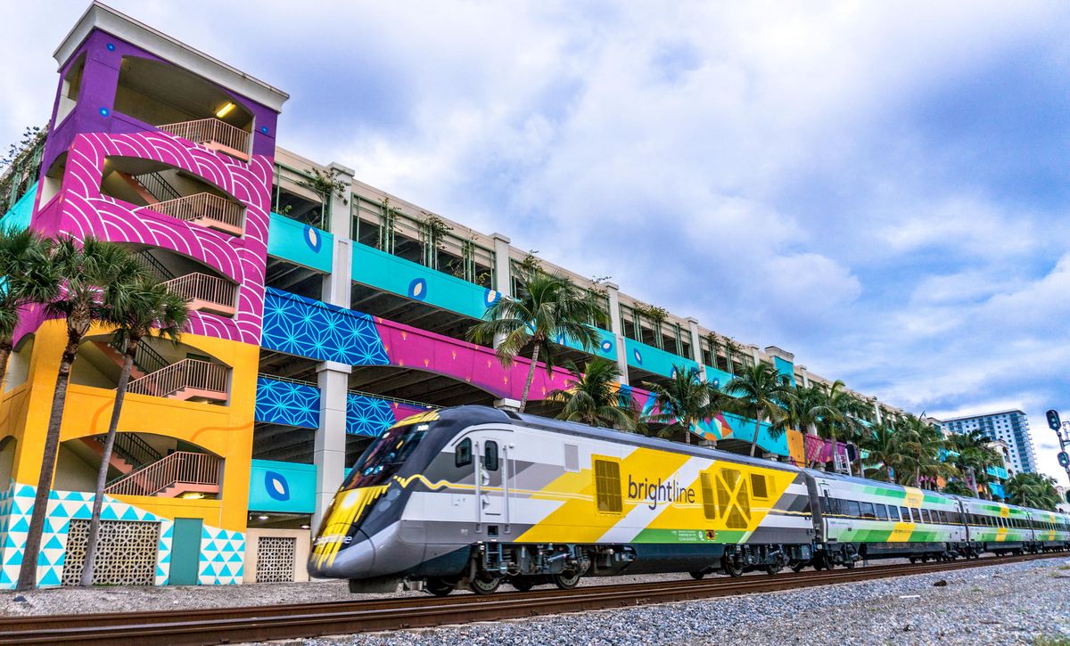 Miami y Orlando están conectadas por tren gracias a Brightline.