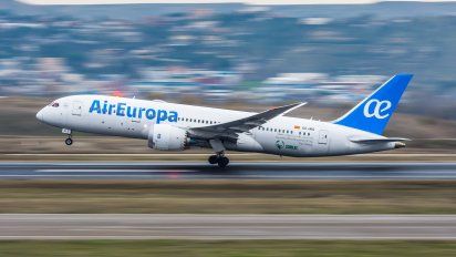Air Europa incorporó un nuevo Boeing B-787 Dreamliner.