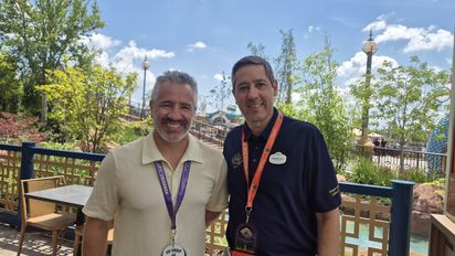 UOR: Fabian Manotas, director regional de Ladevi Medios y Soluciones y Marcos Barros, vicepresidente de Marketing & Sales para América Latina de Universal Destinations & Experiences.