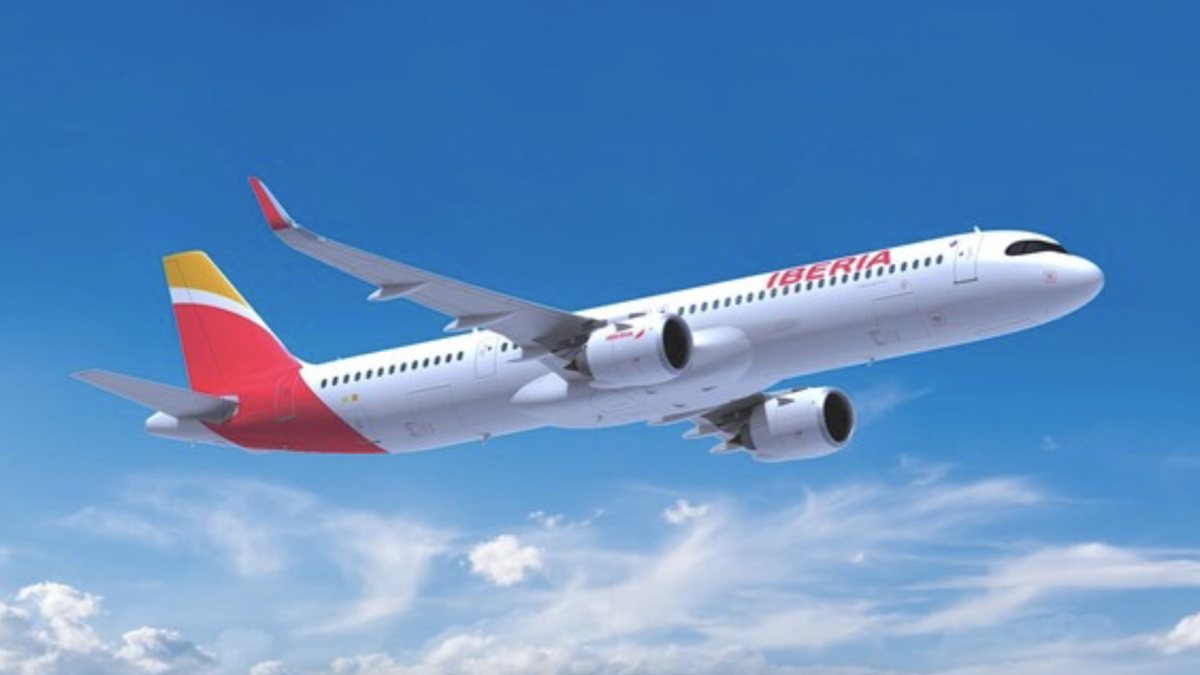 Iberia incorpora el modelo A321XLR de Airbus a su flota.