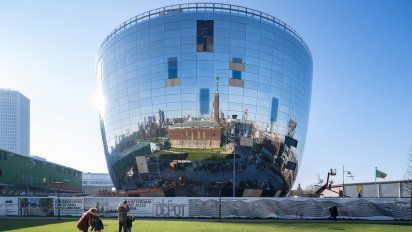 Así es el depósito del museo de arte de Róterdam (Países Bajos).