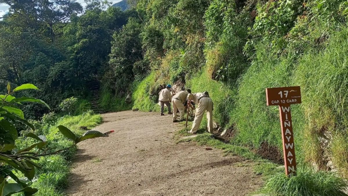 El Camino Inca al ciudadela de Machu Picchu estará cerrado por trabajos programados de mantenimiento y conservación.