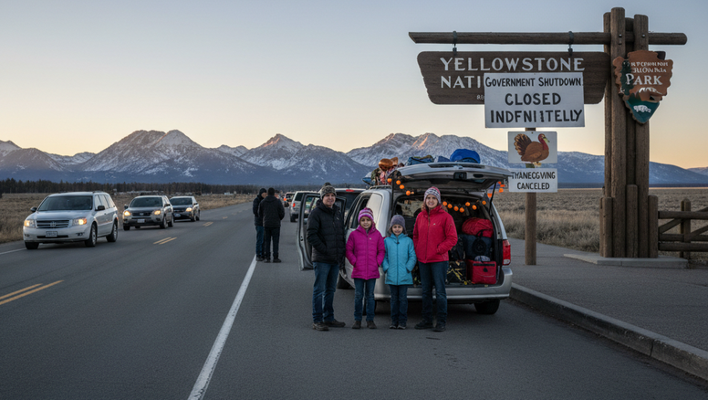 Peligra el turismo del Día de Acción de Gracias por el cierre del gobierno de Estados Unidos.&nbsp;