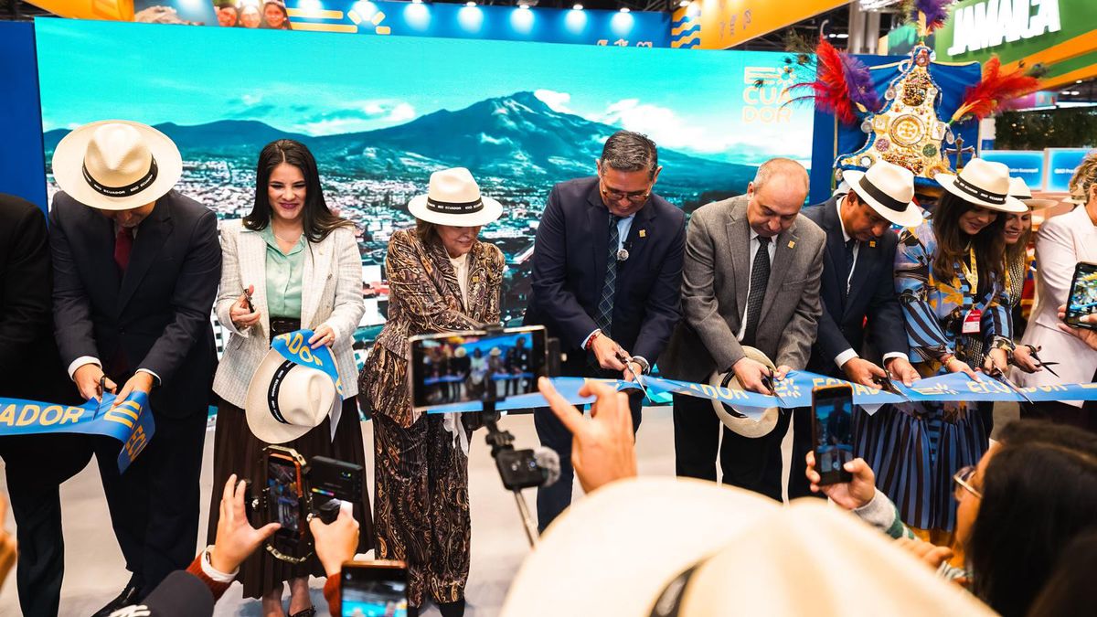 Inauguración del stand de Ecuador en Fitur 2026, con participación de viceministro de Turismo y embajadora de Ecuador en España. Inauguración del stand de Ecuador en Fitur 2026, con participación de viceministro de Turismo y embajadora de Ecuador en España.