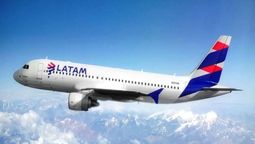 Uno de los aviones Airbus de LATAM Airlines.