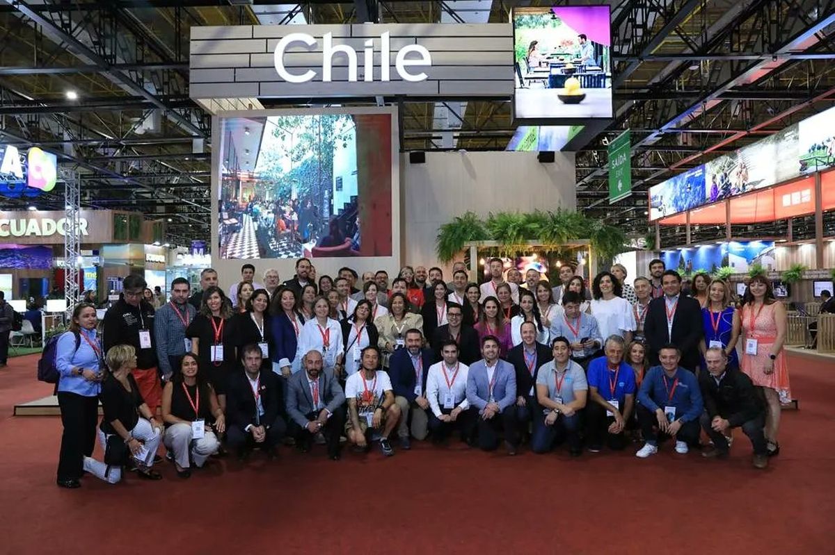 La delegación de Chile en WTM Latin America 2023. 