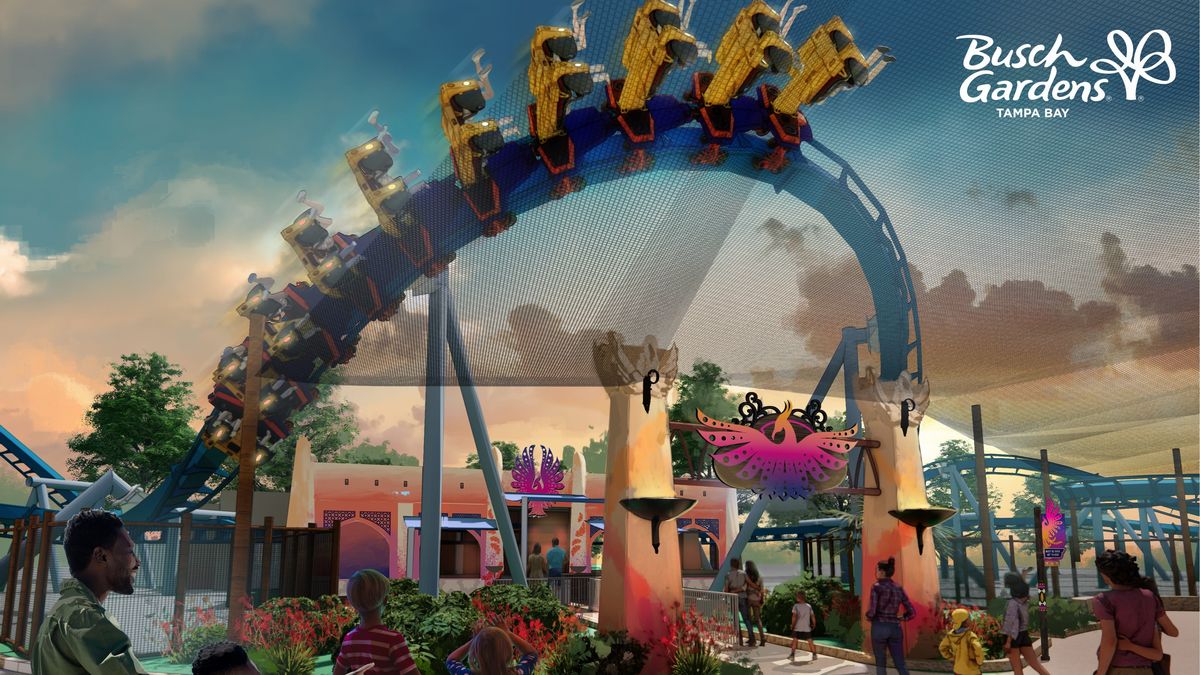 Busch Gardens Tampa Bay anunció una nueva montaña rusa para 2024