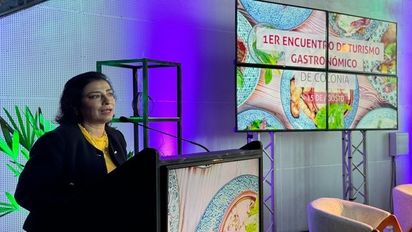 La Embajadora del Perú en Uruguay, Elizabeth González Porturas, destacó la gastronomía como poderoso motor para promover el cambio y la innovación.