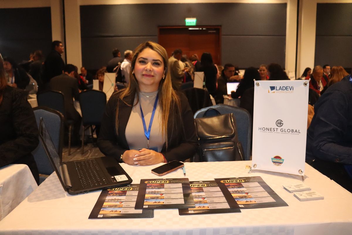 Tatiana Álvarez, representante de Ventas de Honest Global en el Ladevi Workshop.