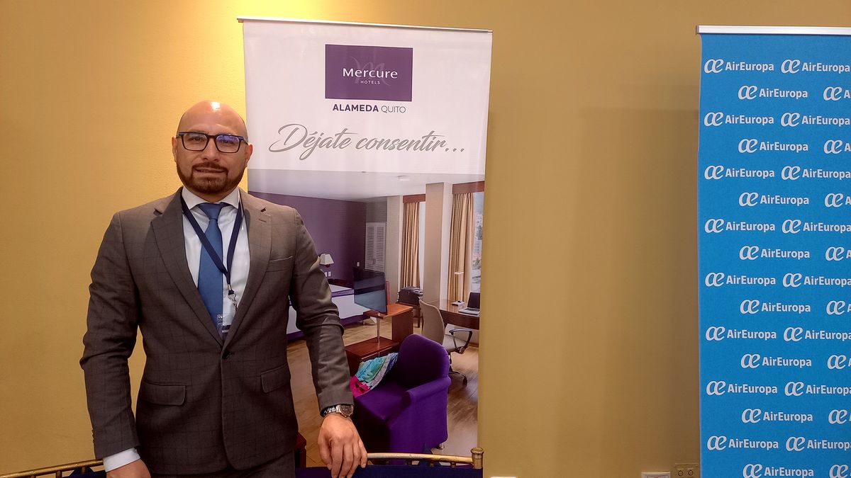 Andrés Anda, encargado de cuentas corporativas de Mercure Hotel Alameda Quito. - Ladevi Medios y Soluciones Andrés Anda, encargado de cuentas corporativas de Mercure Hotel Alameda Quito.