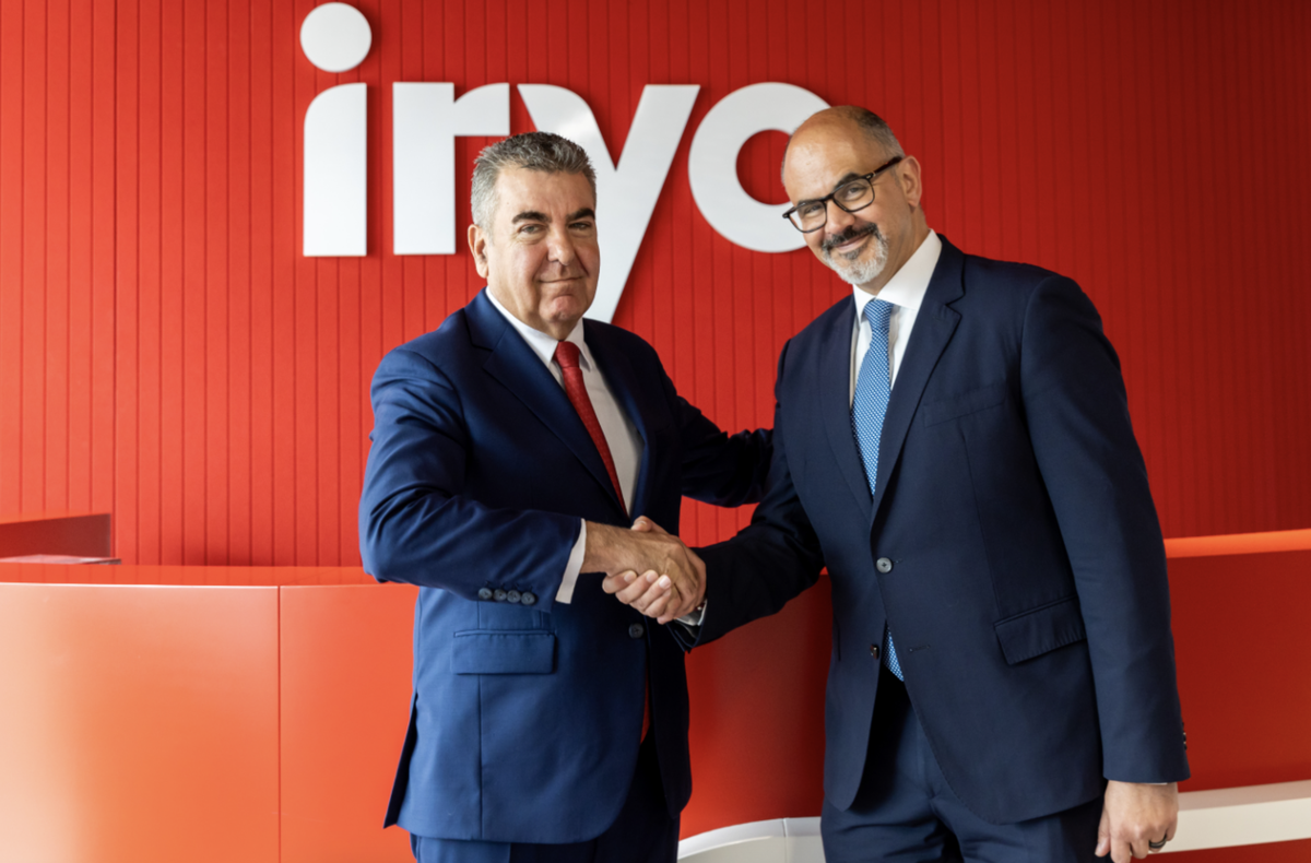 Carlos Bertomeu, presidente de Iryo (izquierda) y Fabrizio Favara, nuevo consejero delegado de la compañía.