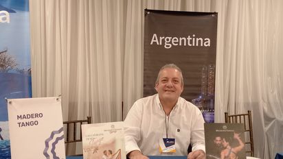 Rubén de León de Madero Tango expuso la oferta de la marca a los agentes de viajes de Quito.&nbsp;