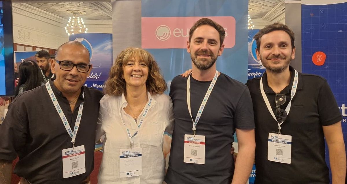 El equipo de Eurovips en el marco de la 50º edición de ECTU.